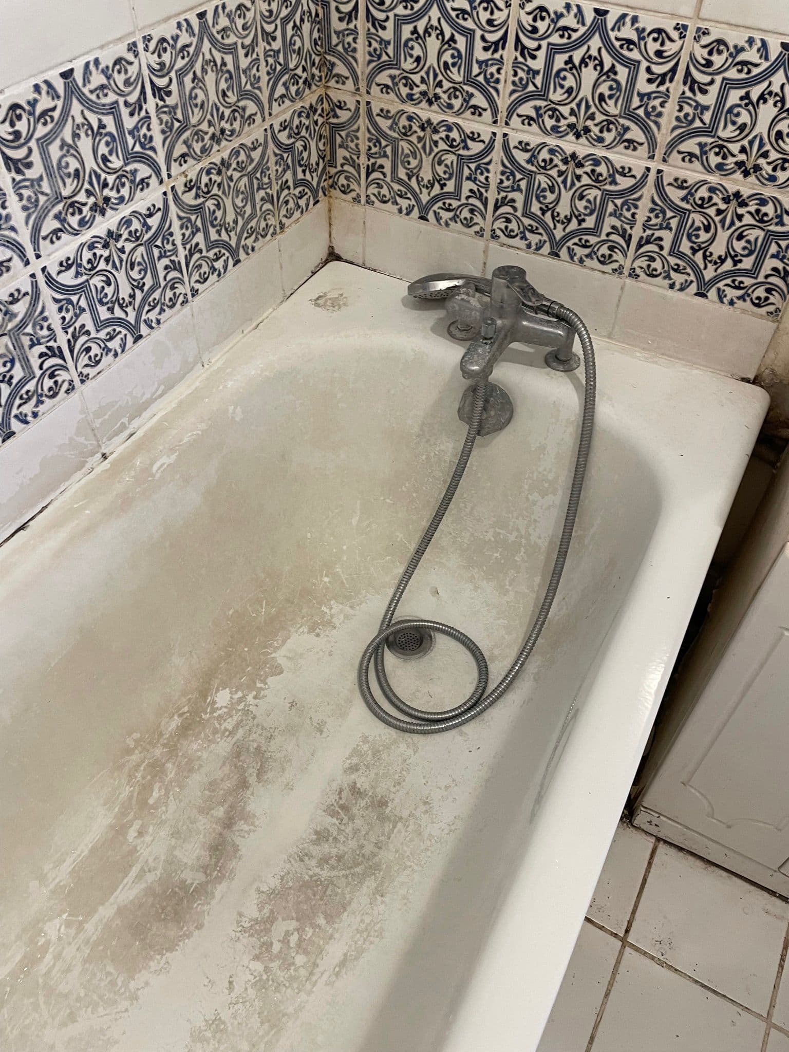 Nettoyage de baignoire