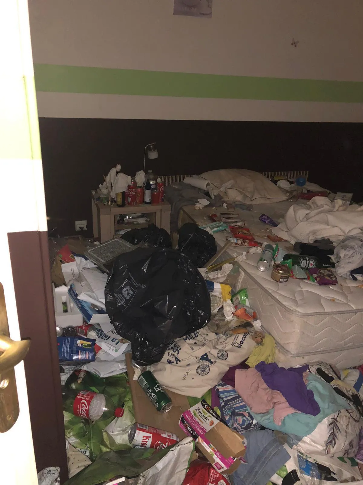 Nettoyage extrême d'un logement insalubre