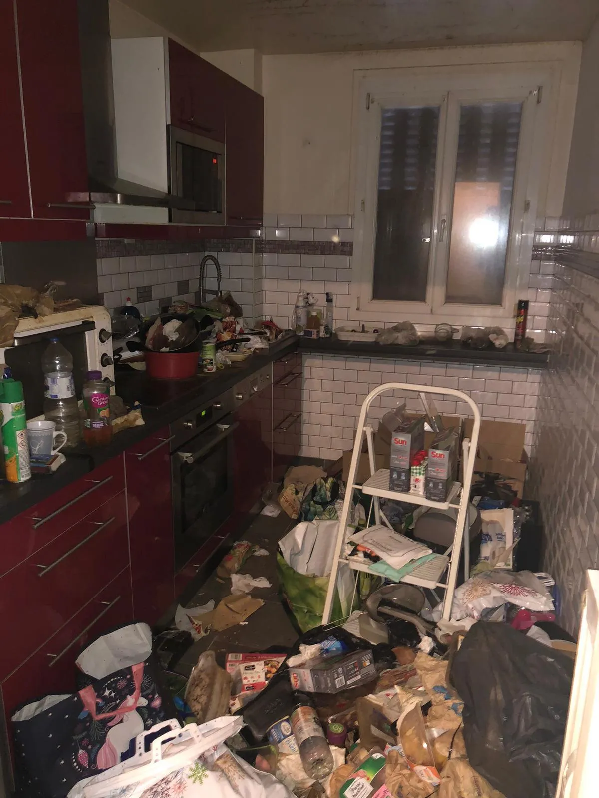 Avant: Nettoyage syndrome de Diogène : avant et après